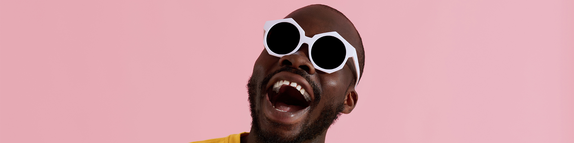 African american man wearing sunglasses