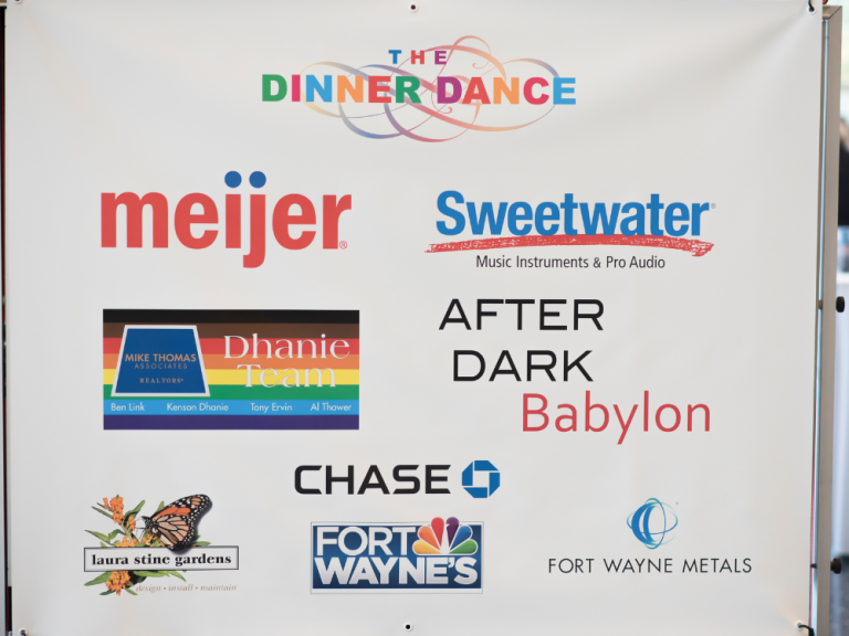 banner with corporate sponsor logos