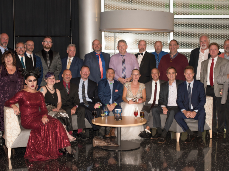 group of guests at Dinner Dance 2019